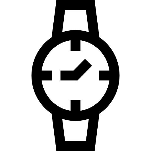 reloj de pulsera icono gratis