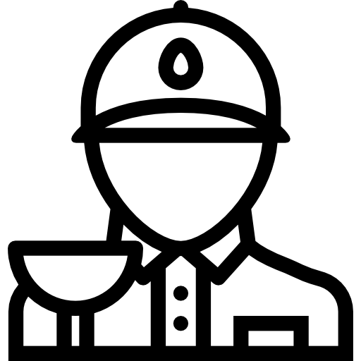 Plumber Coloring Lineal icon