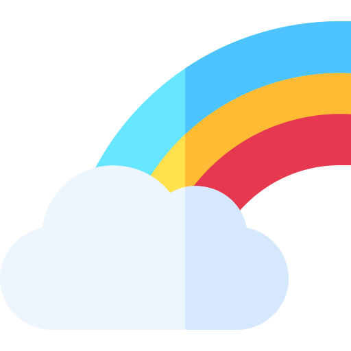 arco iris icono gratis