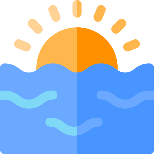 Beach sunset - Free weather icons