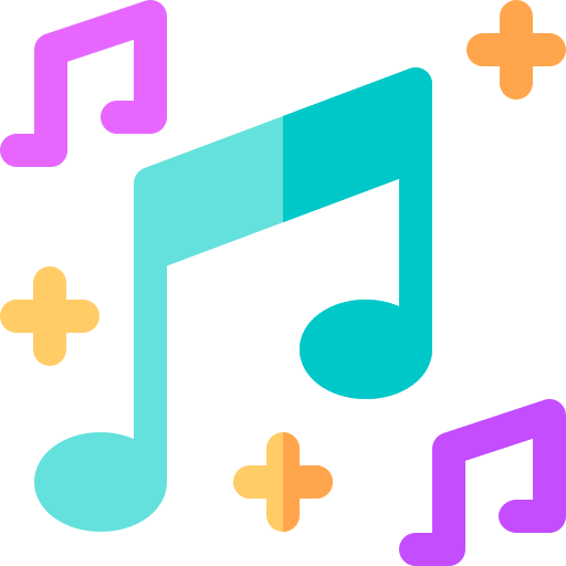 notas musicales icono gratis