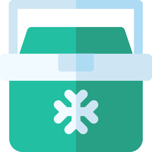 Portable fridge Basic Rounded Flat icon