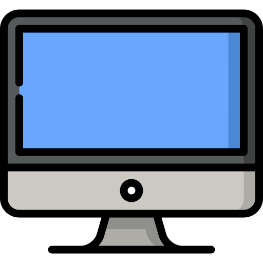 desktop computer monitor icon