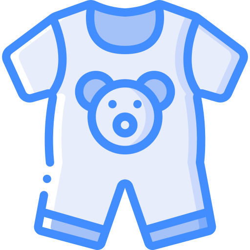 Baby clothes Basic Miscellany Blue icon