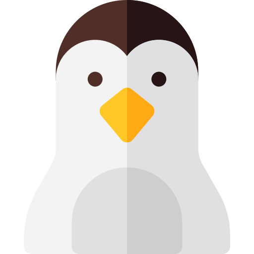 Penguin Basic Rounded Flat icon