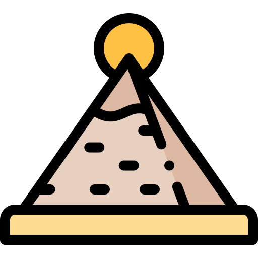 pirámide icono gratis