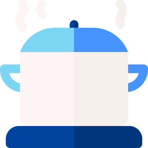 Cooked Basic Rounded Flat icon