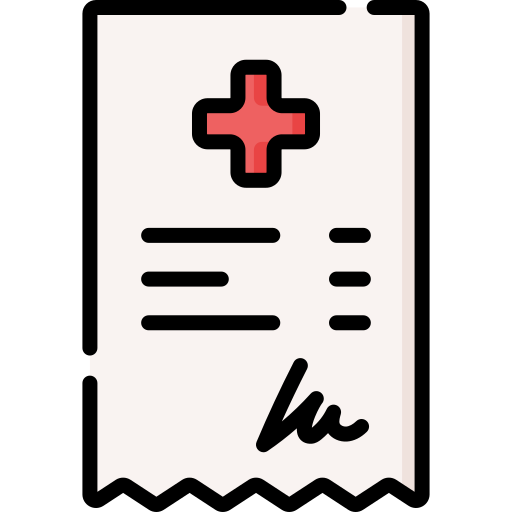 Prescripción médica - Iconos gratis de asistencia sanitaria y médica