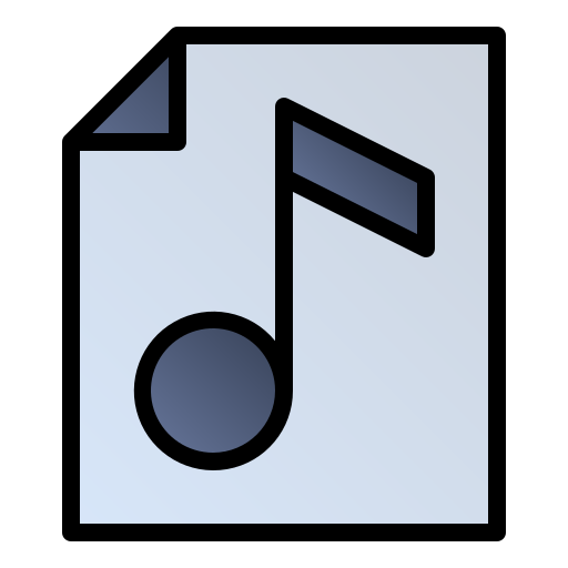 Audio file - free icon
