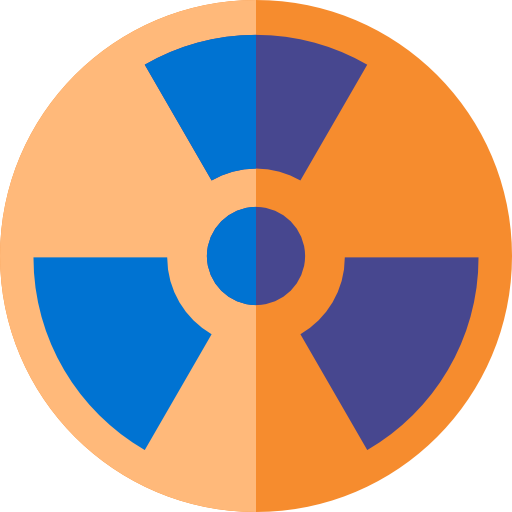 Radiation free icon Radiation free icon