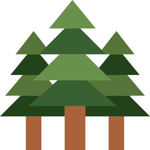 Trees Basic Miscellany Flat icon