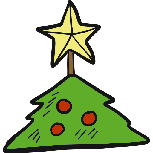 árbol de navidad icono gratis