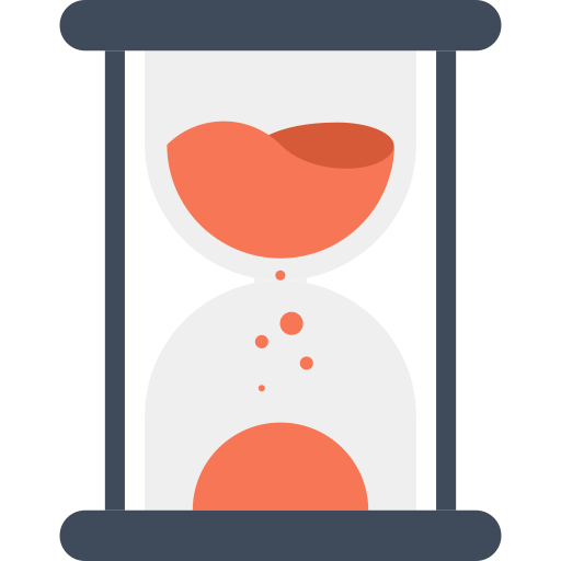 reloj de arena icono gratis