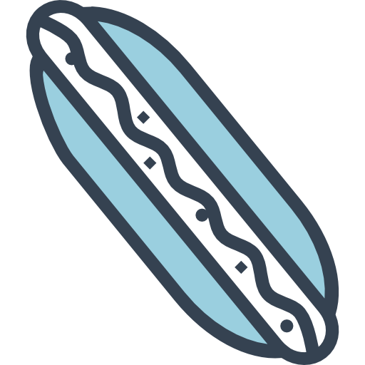 hot-dog Icône gratuit