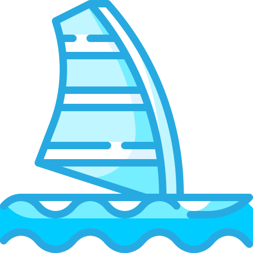 Windsurfing Generic Blue icon