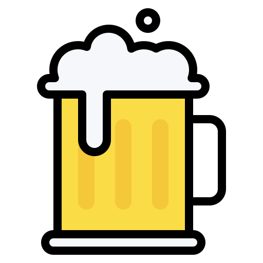 Beer mug Generic Outline Color icon