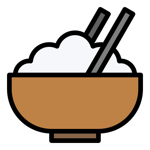 Rice bowl Generic Outline Color icon