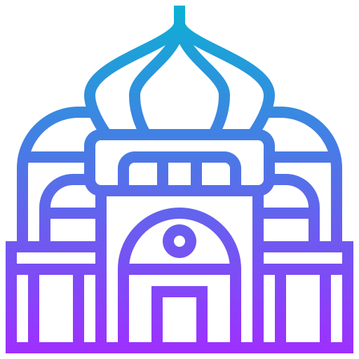 Mosque Meticulous Gradient icon