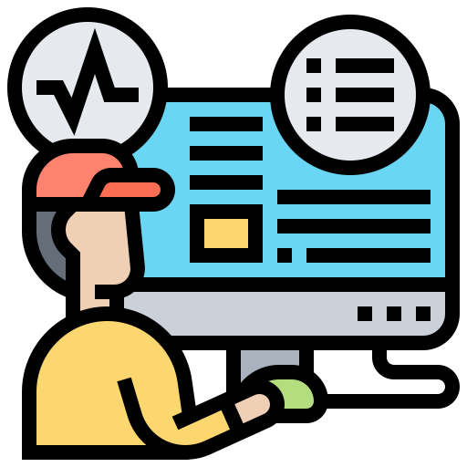 Monitoring - Free industry icons