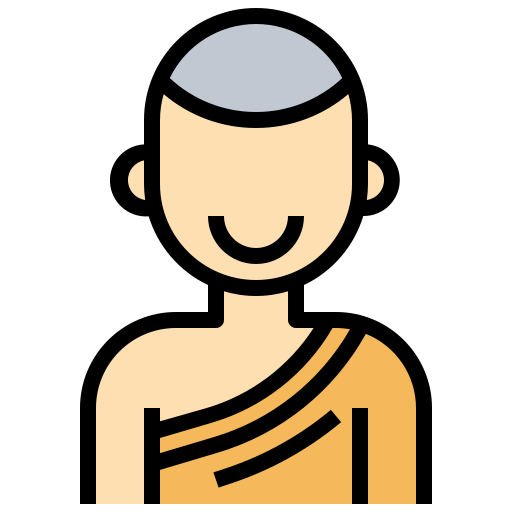 Monk Surang Lineal Color icon