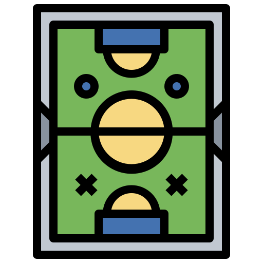 campo de fútbol icono gratis