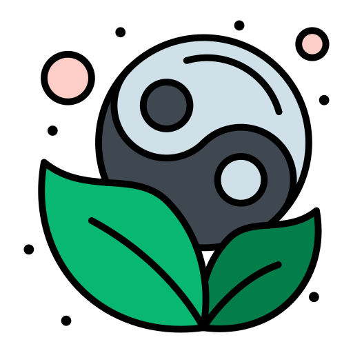 yin yang icono gratis