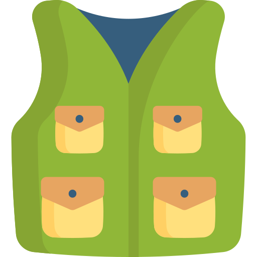 Fishing vest Special Flat icon