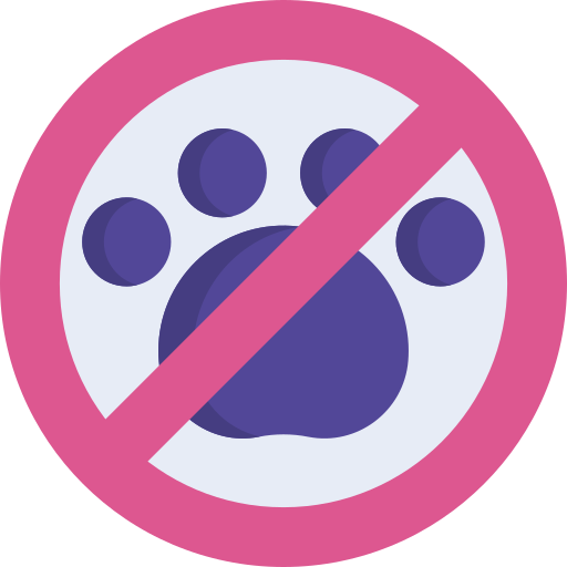 sin mascotas icono gratis