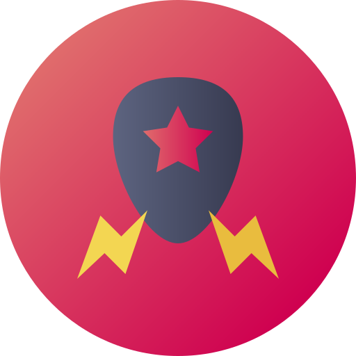 púa de guitarra icono gratis