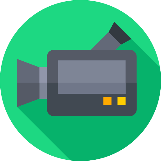 camara de video icono gratis