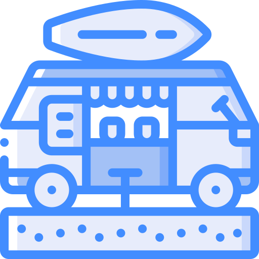 autocaravana icono gratis