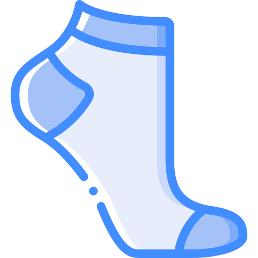 Socks Basic Miscellany Blue icon