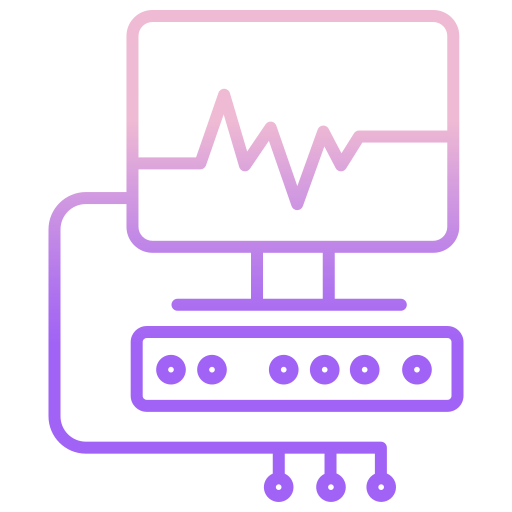 monitor de ecg icono gratis