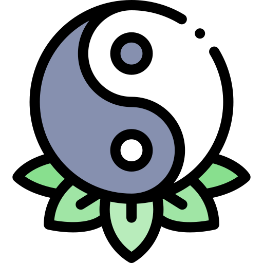 yin yang icono gratis