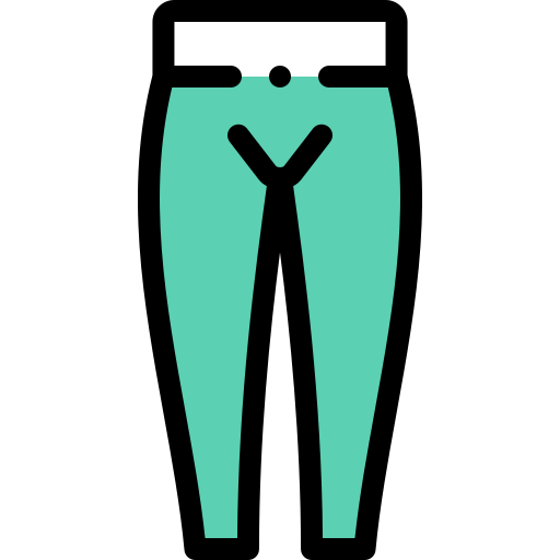 pantalones de yoga icono gratis