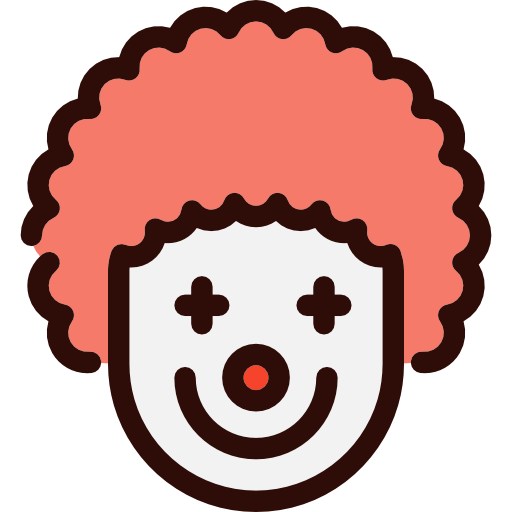 payaso icono gratis