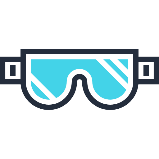 lentes de seguridad icono gratis