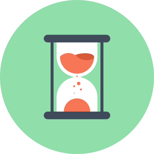 reloj de arena icono gratis