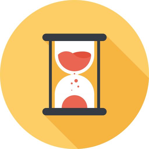 reloj de arena icono gratis