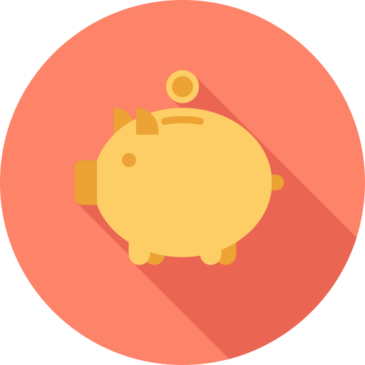 Piggy bank free icon
