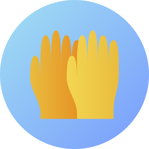 guantes de limpieza icono gratis