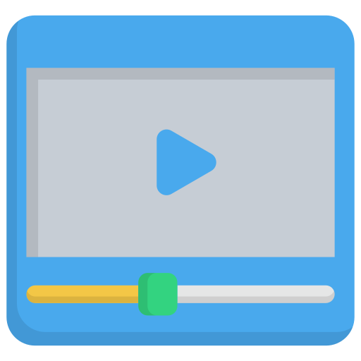 reproductor de video icono gratis