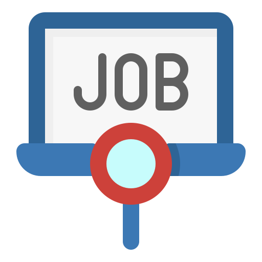 búsqueda de trabajo icono gratis