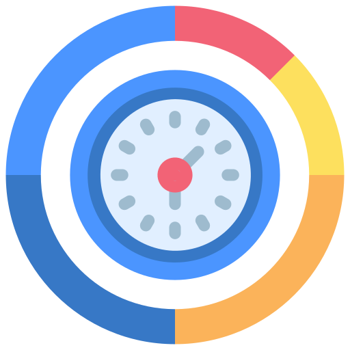 gestión del tiempo icono gratis