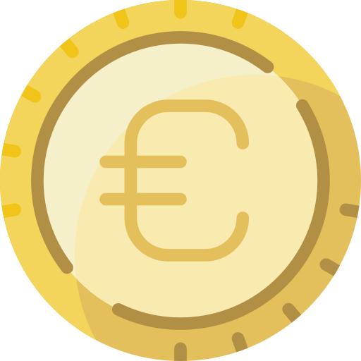 euro icono gratis