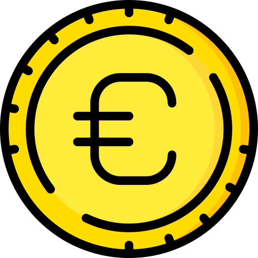 euro icono gratis