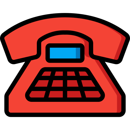 Telephone Basic Miscellany Lineal Color icon