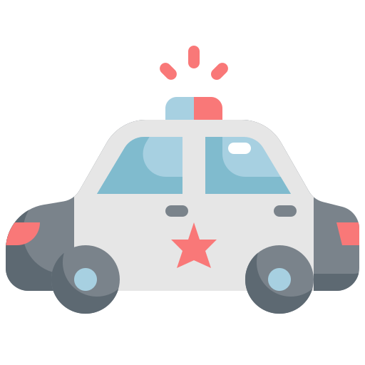 Police car - Free transport icons