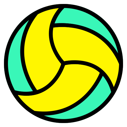 Voleyball Generic Outline Color icon