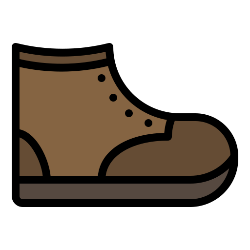 Boot Generic Outline Color icon